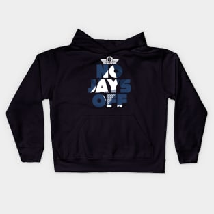 Jay All Day Brave Blue Sneaker Art Kids Hoodie